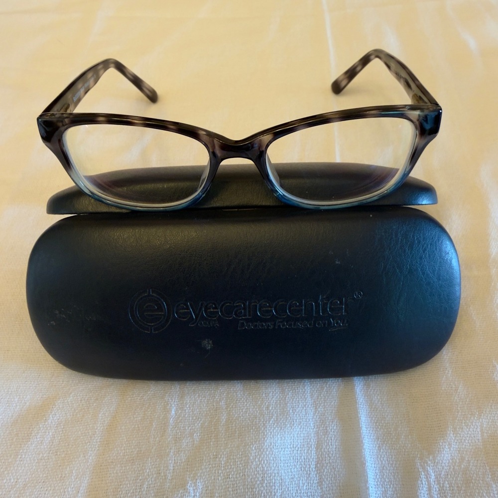 Success SS-63 Eyeglass Frames Womens Grey Blue Tortoise Rectangular 50-19-140